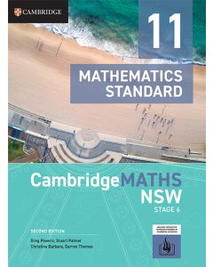 [Pre-order] CambridgeMATHS NSW Stage 6 Standard Year 11 2e (print & digital) [Due Sep 2025]
