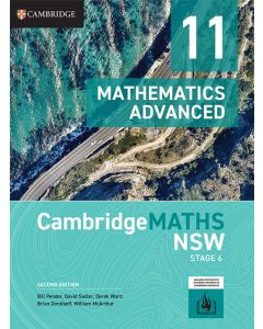 [Pre-order] CambridgeMATHS NSW Stage 6 Advanced Year 11 2e (print & digital) [Due Oct 2025]