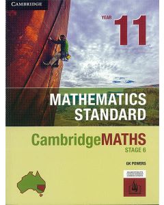 CambridgeMATHS Mathematics Standard 11 (print and interactive textbook powered by Cambridge HOTmaths)