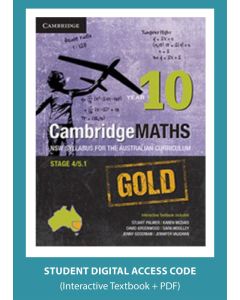 CambridgeMaths GOLD NSW for AC Year 10 digital (Code Emailed)