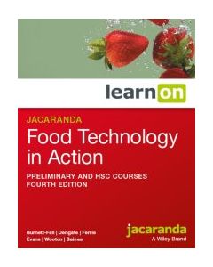 Jacaranda Food Technology in Action Preliminary and HSC 4e learnON (Code Emailed)