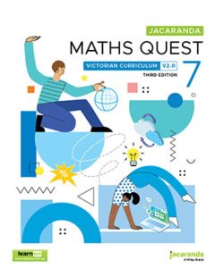 Jacaranda Maths Quest 7 Victorian Curriculum 3E learnON and Print