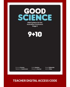 Good Science NSW Stage 5 1e Teacher Digital Access Code