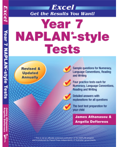 Excel NAPLAN*-style Tests Year 7 [Temporarily Out of Stock]