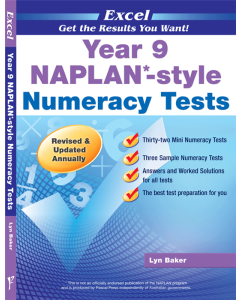 Excel NAPLAN*-style Numeracy Tests Year 9