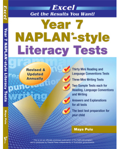 Excel NAPLAN*-style Literacy Tests Year 7