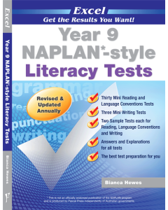 Excel NAPLAN*-style Literacy Tests Year 9