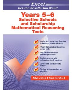 Excel Selective Schools and Scholarship Mathematical Reasoning Tests Years 5–6
