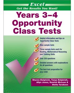 Excel Opportunity Class Tests Years 3-4 (2022 Edition)