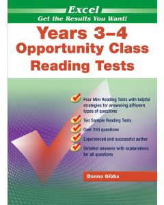 Excel Opportunity Class Reading Tests Years 3-4 
