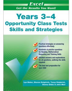 Excel Opportunity Class Tests Skills and Strategies Years 3-4 (2023 Edition)