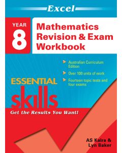 Excel Essential Skills: Year 8 Mathematics Revision and Exam Workbook (2024 Edition)