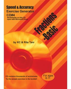 Exercise Generator 4 Fractions - Basic (ages 8-11)