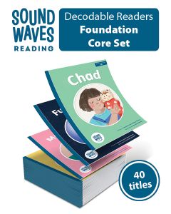 Sound Waves Decodable Readers Foundation Core Set (40 books)