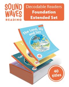 Sound Waves Decodable Readers Foundation Extended Set (40 books)