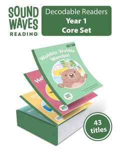 Sound Waves Decodable Readers Year 1 Core Set (43 books)