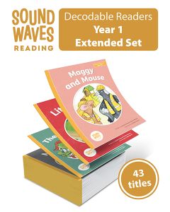 Sound Waves Decodable Readers Year 1 Extended Set (43 books)