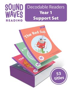 Sound Waves Decodable Readers Year 1 Support Set (53 books)