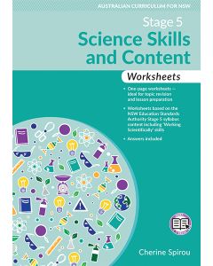 Stage 5 Science Skills and Content Worksheets (print + digital)