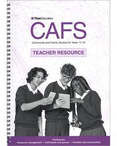Preliminary CAFS Teacher Resource 5e (spiral-bound Blackline Master)