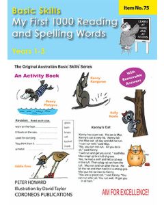 My First Reading 1000 Reading/Spelling Words Yrs 1 to 3  (Basic Skills No. 75)