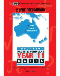 Facts and Formulas Year 11 2 Unit Preliminary (old syllabus)