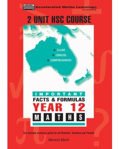 Facts and Formulas Year 12 2 Unit HSC (old syllabus)