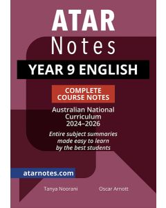 ATAR Notes: Year 9 English Notes (2024-2026)