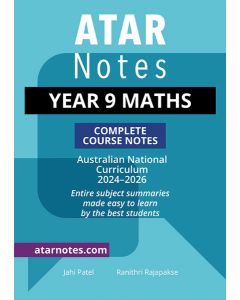 ATAR Notes: Year 9 Maths Notes (2024-2026)
