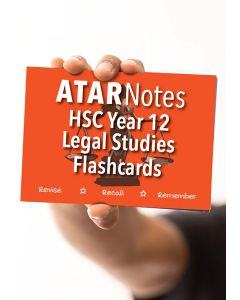 ATAR Notes: HSC Year 12 Legal Studies Flashcards