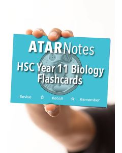 ATAR Notes: HSC Year 11 Biology Flashcards