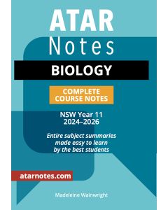 ATAR Notes: HSC Year 11 Biology Notes (2024-2026)