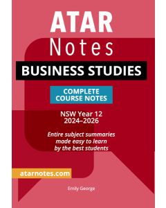 ATAR Notes: HSC Year 12 Business Studies Notes (2024-2026)