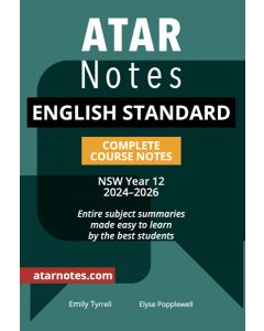 ATAR Notes: HSC Year 12 English Standard Notes (2024-2026)