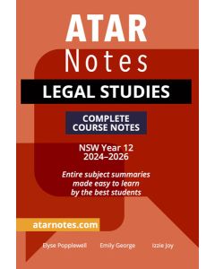 ATAR Notes: HSC Year 12 Legal Studies Notes (2024-2026)