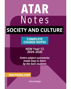 ATAR Notes: HSC Year 12 Society and Culture Notes (2024-2026)