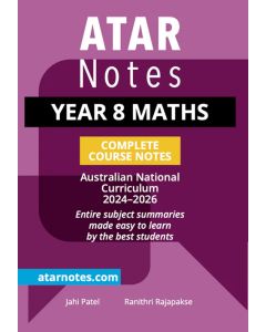 ATAR Notes: Year 8 Maths Notes (2024-2026)