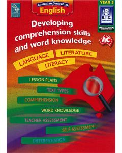 Developing comprehension skills and word knowledge Year 3