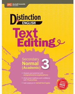Distinction in English: Text Editing Secondary 3 Normal (Academic)