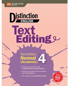 Distinction in English: Text Editing Secondary 4 Normal (Academic)