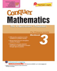 Conquer Mathematics Book 3: The 4 Operations, Fractions