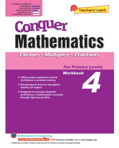 Conquer Mathematics Book 4: Factors, Multiples, Fractions