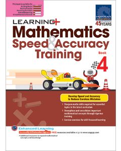 Learning+ Mathematics Speed & Accuracy Training Book 4