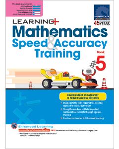 Learning+ Mathematics Speed & Accuracy Training Book 5