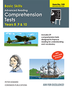 Advanced Reading Comprehension Tests Yrs 8 to 10 (Basic Skills No. 109)