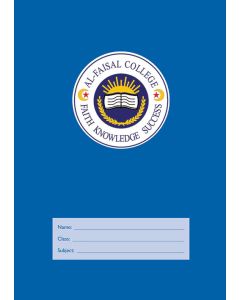 Al-Faisal A4 Binder Book 8mm 128pp Normal Ruled