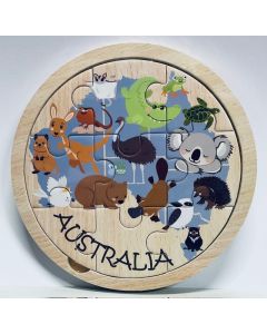 Bush Buddies 9 Pc Puzzle - Map of Australia