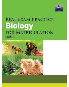 Biology Semester 1 (Real Exam Practice for Matriculation)