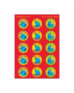 Scratch 'n Sniff Stinky Stickers Caramel Corn scent & Seal of Approval