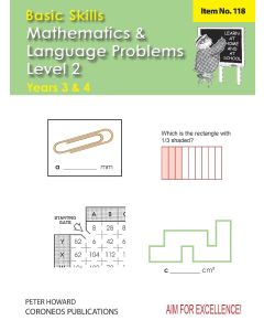 Basic Skills Maths & Language Problems Level 2   Yrs 3-4 (Basic Skills No. 118)